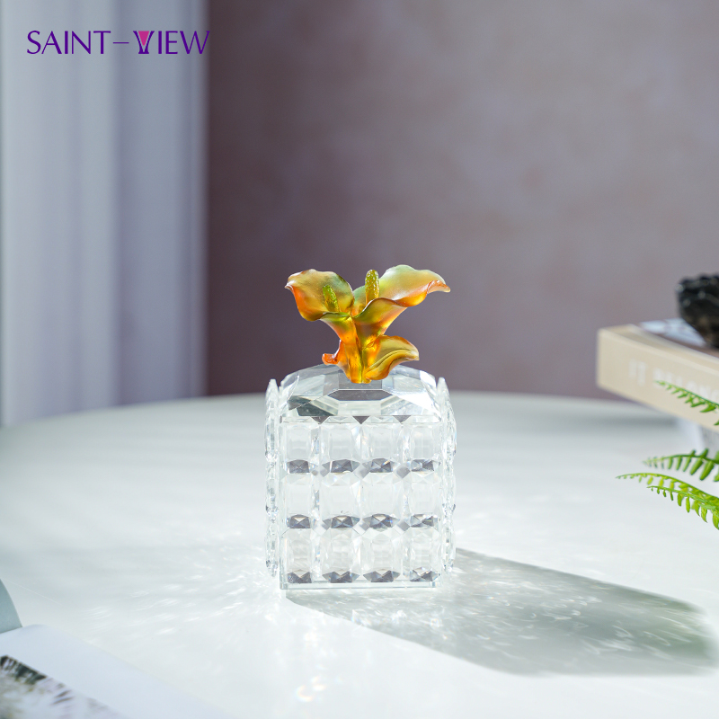 Callalily Crystal Jar